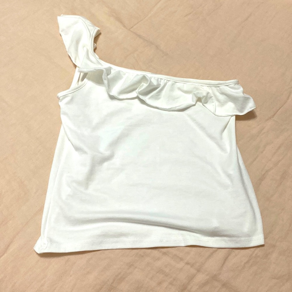white off the shoulder top